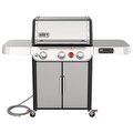 Weber GENESIS SX325s Series Smart Gas Grill, 39,000 Btu, Natural Gas, 3Burner, Enclosed Cabinet Storage 37500001